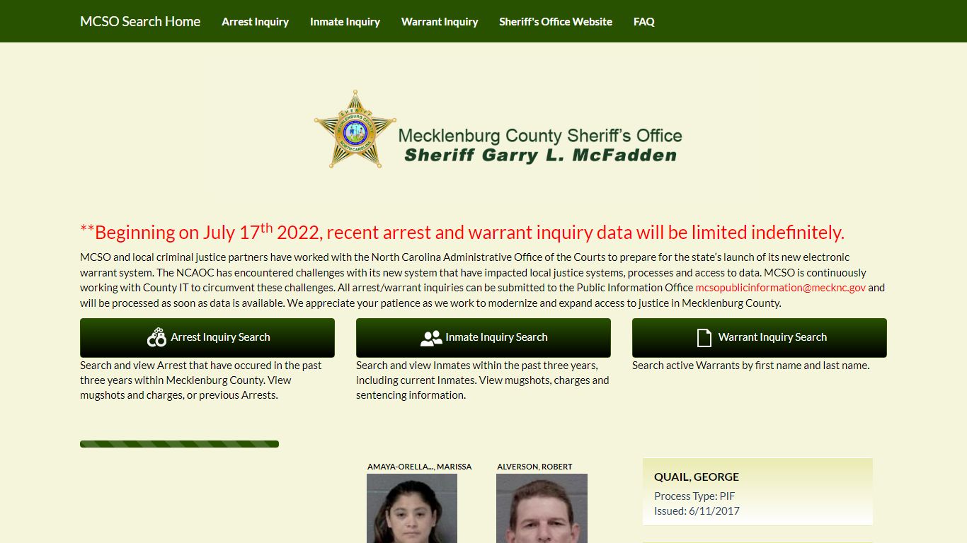 MCSO - mecknc.gov